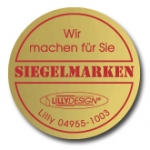 Schmucketiketten, Siegelmarken - 1.000 Stck