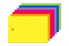 Anhngeetiketten farbig, blanko AEB-60-40 - 500 Stck